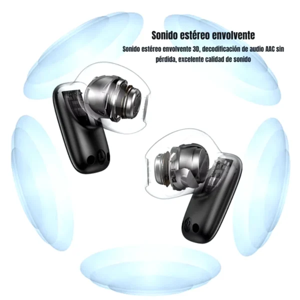 Sonido estéreo envolvente de los audífonos inalámbricos Bluetooth Usams ID25