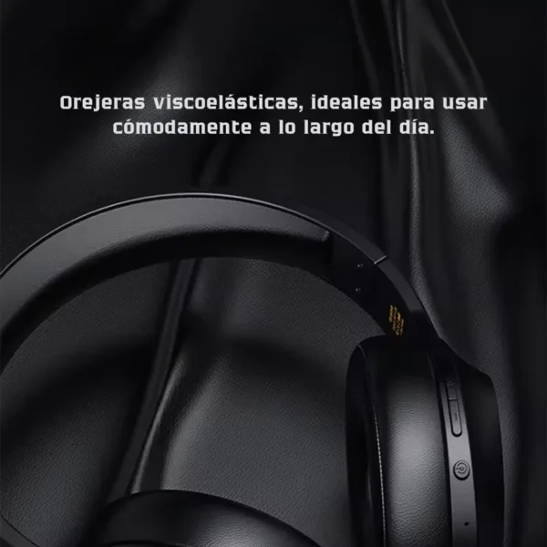 Audífonos Remax RB-660HB orejeras viscoelásticas Orejeras viscoelásticas de los audífonos Bluetooth over ear Remax RB-660HB para uso cómodo todo el día