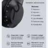 Audífonos Remax RB-660HB botones y controles Botones de volumen, encendido, luz indicadora, puerto de carga y entrada AUX de los audífonos Remax RB-660HB