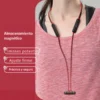 Audífonos Remax RX-S100 auriculares magnéticos Audífonos Bluetooth de cuello Remax RX-S100 con auriculares magnéticos colgando del cuello
