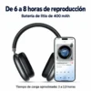 Audífonos Yesido EP05 con 6 a 8 horas de reproducción y carga en 2 a 2.5 horas junto a un celular