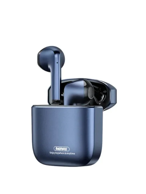 Audífonos Bluetooth Inalámbricos Remax AlloyBuds 1 con Cancelación de Ruido ENC – IPX4, BT 5.3, Azul/Gris