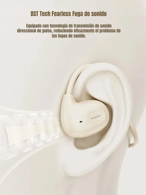 Audífonos Deportivos de Conducción aérea Bluetooth 5.3 Toocki | Inalámbricos, IPX4, 8H Reproducción