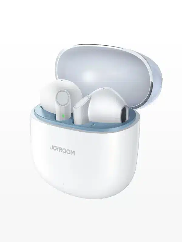 Audífonos Bluetooth Inalámbricos Joyroom V5.3 | Sonido Estéreo, Batería de Larga Duración, Negro y Blanco