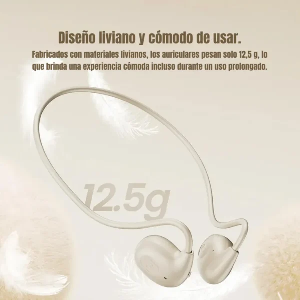 Audífonos de conducción aérea Toocki de diseño liviano de solo 12.5 g