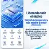 Banco de energía Remax 10000mAh 2.4A, vista principal con botón de encendido y puertos