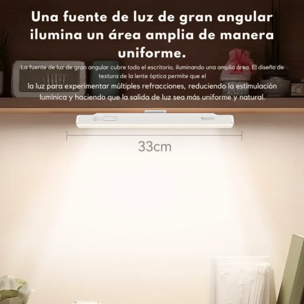 Barra de luz LED Yesido DH11 luz de gran angular Barra de luz LED para monitor Yesido DH11 de 33 cm debajo de una repisa con luz de gran angular uniforme