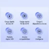 Características de la power bank Remax RPP-522: carga rápida 22.5W, PD 20W, carga 3 dispositivos, pantalla LED y chip inteligente
