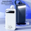 Power bank 30000mAh carga rápida Remax RPP-522 en azul y blanco con carga rápida PD 20W y 22.5W