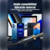 Cable auxiliar Toocki compatible con celulares, tablets y laptops con conector jack 3.5 mm