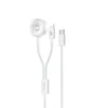 Cargador para iPhone y Apple Watch 2 en 1 Yesido DS34 con base magnética, conector Lightning y cable USB-C trenzado