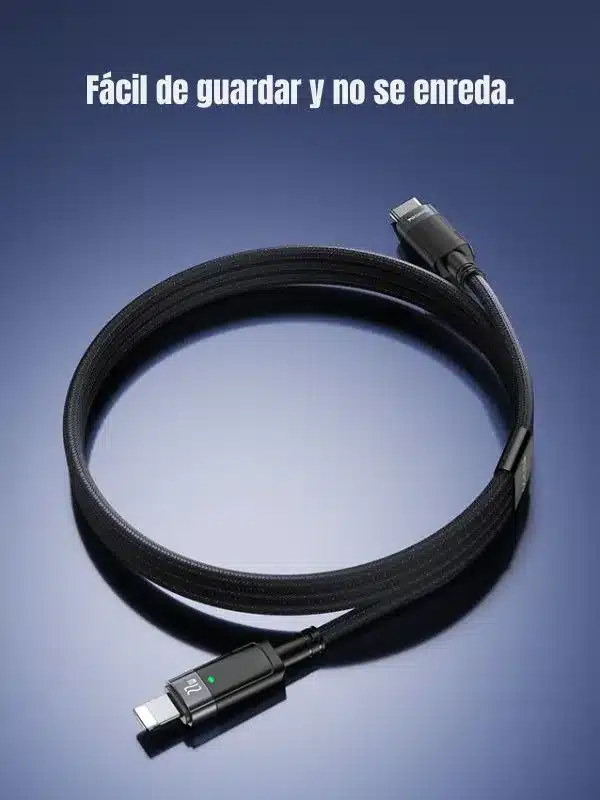 cable lightning 27w CA159 Yesido enrrollado