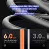 Cable iPhone reforzado Usams SJ685 cable de 6 mm Cable iPhone reforzado Usams SJ685 de 6 mm doble capa comparado con un cable común de 3 mm