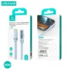 Empaque del cable tipo C a Lightning 90 grados 30W con pantalla Usams SJ652 de 1.2 m