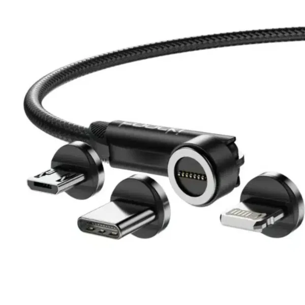 Puntas magnéticas Micro USB, Tipo C y Lightning del cable magnético 3 en 1 Toocki