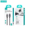 Caja original del cable tipo C a tipo C 100W 1.2m Usams SJ684 serie Mecha