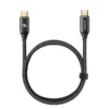 Cable tipo C a tipo C 240W Usams SJ581 trenzado de 2 metros color negro