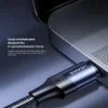 Cable tipo C 3 metros 100W Usams SJ526 conectado a una MacBook Pro