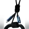 Cable tipo C a Lightning con pantalla Toocki trenzado Cable tipo C a Lightning con pantalla Toocki trenzado resistente a nudos y dobleces