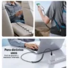 Cable tipo C extensible Joyroom SA38 usado en el auto, con mochila y en el escritorio