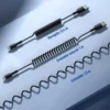 Largos del cable tipo C extensible Joyroom SA38: recogido 0.4 m, extensión natural 1 m y extendido 1.5 m