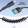 Conectores USB-A y USB-C del cable Joyroom SA38 con cubierta de TPU suave y elástica