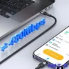 🔌 Cable Lightning iPhone Usams 30W Carga Rápida y Datos | Trenzado Reforzado 1m