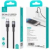 🔌 Cable Lightning iPhone Usams 30W Carga Rápida y Datos | Trenzado Reforzado 1m