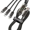 Cable de Carga Rápida 3 en 1 Toocki 66W – Potencia y Versatilidad en un Solo Cable