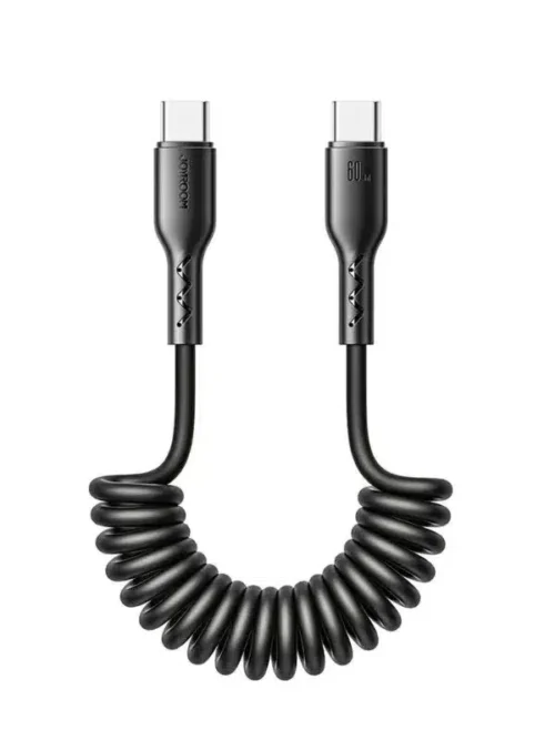 Cable de Carga Rápida Tipo C a C Joyroom 60W | Extensible, 1.5M, Ignífugo y Resistente