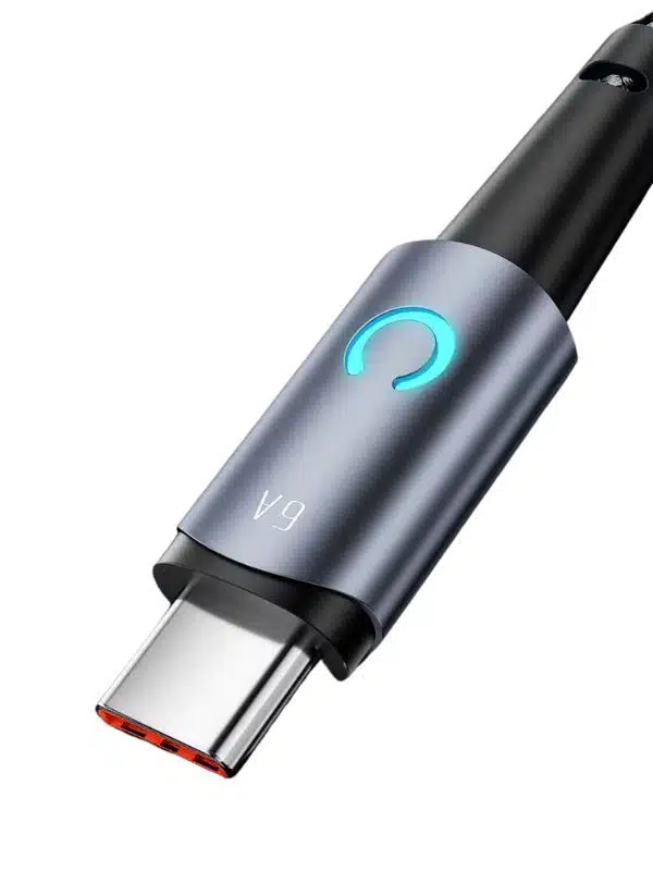 Cable Tipo C Toocki 66W con Carga Rápida y indicadorLED
