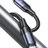 Cable de carga rápida Tipo C a C 100W 3 Metros USAMS – Carga y Transferencia de Datos
