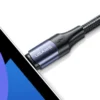 Cable de carga rápida Tipo C a C 100W 3 Metros USAMS – Carga y Transferencia de Datos
