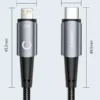 ⚡ Cable de Carga Rápida Toocki 20W – Tipo C a Lightning con Indicador LED