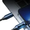 Cable de Carga Rápida Toocki 36W – Tipo C a Lightning con LED Inteligente