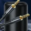Cable Auxiliar 3.5mm Toocki de 1 Metro | Audio Hi-Fi Reforzado con Nailon – Compatible con Celulares, Autos y Parlantes