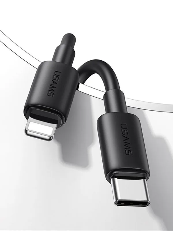 🔌 Cable Lightning iPhone 30W Usams – Carga Rápida y Transferencia de Datos 1m