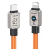 Cable Lightning 30W Usams antienredos - flexibilidad del cable