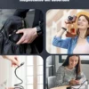 Cable Magnético Tipo C a C 60W Toocki | Carga Rápida y Transferencia de Datos 480Mbps – 1 Metro