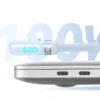 Cable USB Tipo C 100W Usams con Ángulo Recto Tipo L y Pantalla Digital – Carga Rápida y Transferencia de Datos