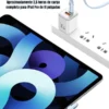 Cable USB Tipo C 100W Usams con Ángulo Recto Tipo L y Pantalla Digital – Carga Rápida y Transferencia de Datos