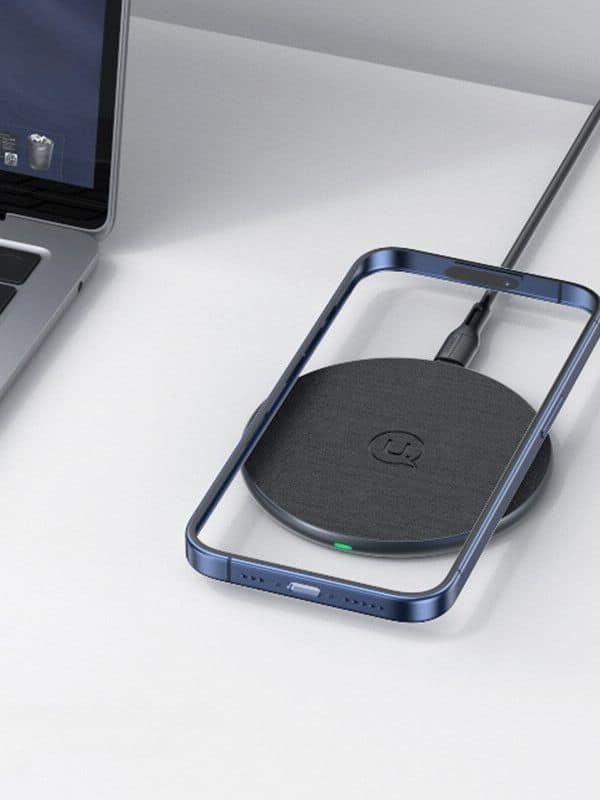 Cargador inalámbrico carga rápida 15W Iphone/Android Usams