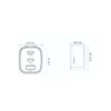 Medidas del cargador 65W GaN Toocki Medidas del cargador 65W GaN Toocki: 3.35 x 3.91 x 6.91 cm