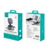 Empaque original del cargador inalámbrico 3 en 1 Qi2 Usams CD257 de 36W con cable retráctil