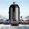 Cargador para carro Yesido Y38 compatible con vehículos de 12V y 24V