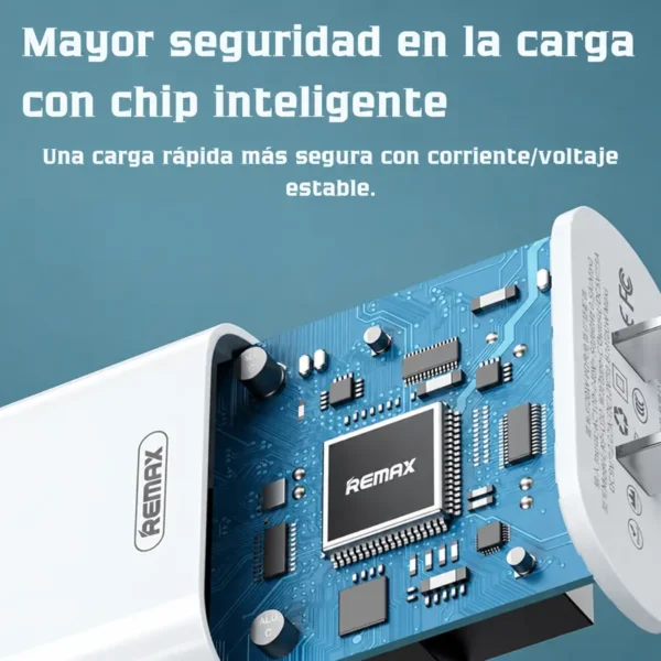 Chip inteligente del cargador Remax RP-U70 para una carga rápida segura y estable
