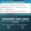 Protocolos de carga rápida PD, QC, AFC y SCP compatibles y protección ocho veces del cargador Remax RP-U70