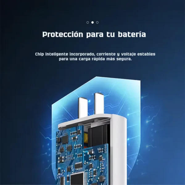 Cargador Remax RP-U72 chip inteligente de protección Chip inteligente del cargador Remax RP-U72 con voltaje y corriente estables para proteger la batería del celular