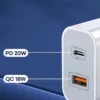 Cargador carga rápida 20W Remax