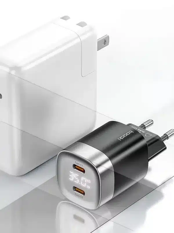⚡ Cargador rápido GaN 35W Toocki – Potencia compacta y eficiente